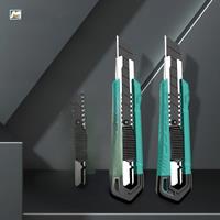 Black Sk5 Blade High Quality Tool Push Button Self-Locking Paper Cutting Utility Knife Office