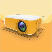 A10 Portable Mini Video Projector 480X360 Pixel Beamer Home Theater Phone Mirroring Movie Display Projector Gift-US Plug