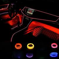 1M/3M/5M USB LED Ambient Light For Car LED Panel Dashboard Neon Strip Interior Decorations