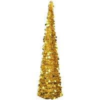 Golden artificial Christmas tree cm fart
