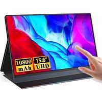 UPERFECT UTravel G16 120Hz Gaming Monitor With Touchscreen 10800mAh Battery USB C HDMI For Steam Deck XBOX PS5 Switch PC Display