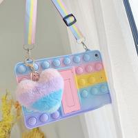 For iPad10.2" 8th 9th Gen Case Pop Push It Bubble kids Case for Ipad 9.7" 2018 Air5 10th Gen 10.9"