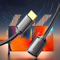 Vention HDMI 2.0 Extension Cable 4K/60Hz HDMI 2.0 2.1 Male to Female Cable forHDTV Nintend Switch PS4/3 HDMI Extender Adapter 8K