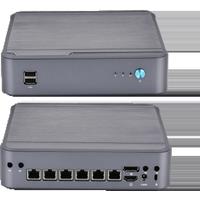 QOTOM Industial Mini PC With Core I3 I5 I7,6 LAN I225 2.5GB Pfsense Gateway Firewall Router