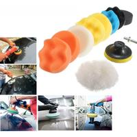 11pcs 3Inch Compound Buffing Polishing Pads Cutting Sponge Pads Kit for Car Buffer Polisher Compounding and Waxing
