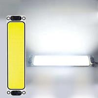 1x White Cob 108 SMD Led 12v 24v Panel Dome Lamp Auto Car Interior Reading Plate Light Roof Ceiling Interior Wired Lamp