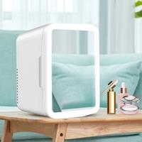 Electric Mini Compact Fridge Jp 110V/220V White Desktop Accessory Cooling and Warming Personal