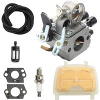 Carburetor Tune Up Kit for Stihl MS171 MS181 MS211 ZAMA C1Q-S269 Carb Chainsaw