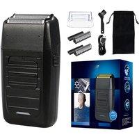 Kemei Rechargeable Cordless Shaver for Men Twin Blade Reciprocating Beard Razor Face Care