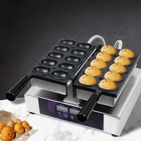 XEOLEO Electric Waffle Maker 1600W 10-Holes Egg Puff Waffle Maker Machine Egg Shape Waffle Cake