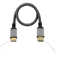 1M 2M 3M 5M 10M 4K 60HZ mini HDMI TO HDMI Coiled Extension Flexible Cable Male to Male Plug Cable HDMI-Compatible For Computer
