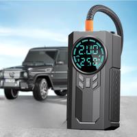 Car Jump Starter Air Pump Power Bank Lighting Portable Air Compressor 4 In 1 Cars Battery Starters
