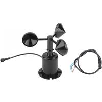 0-70M/S Wind Speed Sensor Environment Signal Output Pulse Type Three Cups Wind Speed Sensor Anemometer DC5-30V