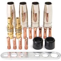 19Pcs Nozzle Contact Tips Holder for Mig Welder Torch Contact Semi-Automatic Welding Tool for 15AK Welding Torch