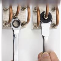 1pc Open Ratcheting Combination Wrench Set Metric Ratchet Dual-purpose Wrenches CrV Gear Spanner
