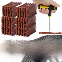 Tire Repair Strips Tubeless Rubber 100/5Pcs Glue Seals for Car Motorcycle Bike Tyre Puncture