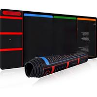 EXCO Office Shortcuts Mouse Pad Large Extended Excel Powerpoint Word Software Gaming Desk Keyboard Mousepad with Stitched Edge