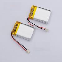 2pcs 3.7V 470mAh 1.74Wh Li-Polymer Li Battery 3-Wires JST 3pin 51146 Connector 582535 For For Car DVR Gamera Dash Cam Sat Nav