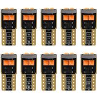 10PCS T10 W5W LED Bulbs Canbus 3030 6SMD No Error Super Bright Interior Dome Lamp Clearance License Plate Light White Blue 12V