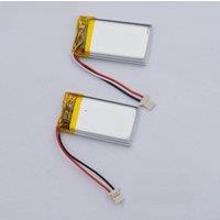 2pcs 3.7V 250mAh 0.92Wh 402035 Li-Polymer Li Battery 3-Wires JST 3pin 51146 Connector For for Car DVR Gamera Dash Cam Sat Nav