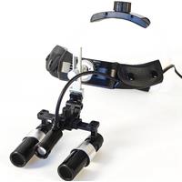 280-600 mm Kepler Medical Binocular Surgical Dental Loupes 4X 5X 6X Prismatic Helmet ENT Dental Ophthalmolog Lupa with Headlight