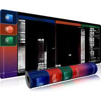 EXCO Office Shortcuts Mouse Pad Large Extended Big Keyboard Mousepad for Excel Word Powerpoint Gaming Desk Mat Stitched Edge