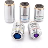Metallurgical Plan Flour Semi-apochromatic Infinity Objective Long Working Distance Parfocal 60 mm M26 Microscopio Accessories