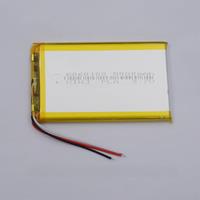 3.7V 5000mAh 18.5Wh NTC Thermistor 3 Wires 6060100 Li-Polymer Li Lithium Lipo Battery For GPS ipod PAD MID Power Bank Tablet PC