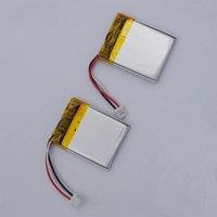 2pcs 3.7V 300mAh 1.11Wh Thermistor NTC 3 Wires JST 3Pin 1.0mm Plug 402530 Li-Polymer Rechargeable Li Battery For GPS Car Camera