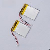 2pcs 3.7V 400mAh 1.48Wh 303040 Thermistor NTC 3 Wires JST 3Pin 1.0mm Plug Li-Polymer Rechargeable Li Battery For Car Camera DVR