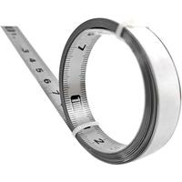 Stainless Steel Adhesive Scale Precision Woodworking Guide Rail Self-Adhesive Tape Measure Metal Ruler with Glue,C-100cm