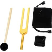 528 Hz Tuning Fork, Gold Solfeggio Tuning Forks 528 Hz for Healing, Musical Instrument, Meditation, Relaxation