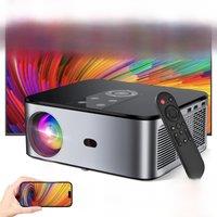 HORLAT T03 26000 Lumens Android Beamer 4K Projector Outdoors Full HD 1080P 8K 3D Video Audio Home Theater Auto Focus Keystone