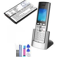 Cordless Phone Battery For Grandstream WP820 DP730 WP810 GS-01 1200mAh / 4.44Wh