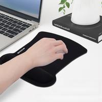 EXCO Memory Foam Mouse Pad with Wrist Support Rest Ergonomic Comfortable Mousepad Non-Slip Rubber Base for Office Home Computer