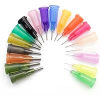 14G-34G 6.5mm Dispensing Needle Stainless Steel Dispensing Needle Spiral Mouth Nozzle Glue Needle for Glue Dispensing