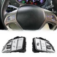 Multi-Function Steering Wheel Button Volume Adjustment Button Cruise Control Switch for Hyundai Tucson IX35 2010 -2014 A