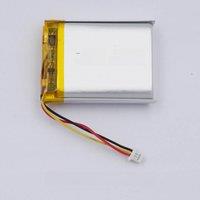 3.7V 1500mAh 5.55Wh 103443 JST 3Pin 1.0mm Li-Polymer NTC Thermistor Replacement Li Lipo Rechargeable Battery For GPS Camera LED