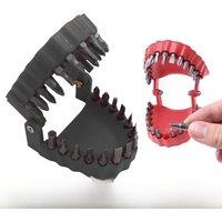 Funny Denture Drill Bit Holder For Screwdriver Teeth Screwdriver Bit Holder Fits 1/4 Inch Hex Bit