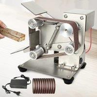 Belt Sander Polishing Grinding Machine DIY Mini Electric Belt Machine 220V/110V Waterproof Belt Sander with 7 Speed Control