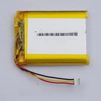 3.7V 2000mAh 7.4Wh 804050 NTC Thermistor Replacement Rechargeable Li Battery JST 3Pin 1.5mm Plug For GPS Car Camera Tablet PC
