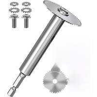 Inside Pipe Cutter, 1/4 Inch Hex PVC Plumbing Inside Cutter Internal Plastic Pipe Cutter Set (32mm x3, 44mm x1)