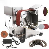 Belt Grinding Machine Electrical Polisher Machine Sharpening Machine Bench Grinder Variable Speed