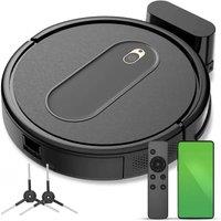 Robot vacuum cleaner Vactidy T6 - 2000Pa battery 2500mAh100min autonomy-Black
