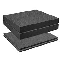 Grid Foam Cube-Foam, 2 Pieces 300x300x50mm/2 Pieces 300x300x10mm, Tool Box Camera Case Foam, Case Insert,Tool
