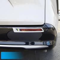 Chrome Rear Fog Light Cover Bumper Reflector Surrounds For Toyota Sienna 2021 2022 2023 2024