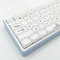 121 Keys Daydream Graffiti Style Cute Mechanical Keyboard Cartoon Keycap MA Profile For MX Switch DIY Gaming Gamer Keycaps Gmk67