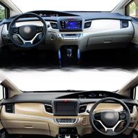 For Honda Jade RS FR1 FR2 FR4 FR5 2013-21 Dashmat Dashboard Cover Instrument Panel Sunscreen Insulation Protective Anti-Dirt Pad