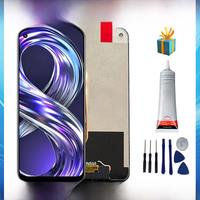 6.6''Original For OPPO Realme 8i LCD Display WIth Frame 10 Touch Screen Digitizer Assembly For