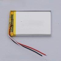 3.7V 1200mAh 4.44Wh Rechargeable Replacement Li Lipo Battery 503759 Thermistor 3 Wires For Bluetooth Speaker DashCam LED Light